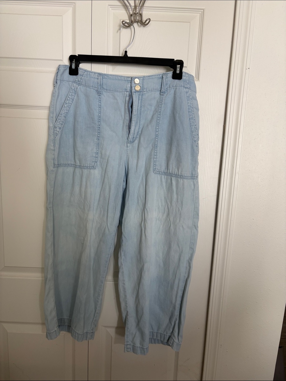 Seven7 Light Blue Wide Leg Jeans